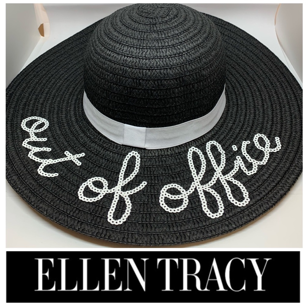 NWT Ellen Tracy Out of Office sun hat
